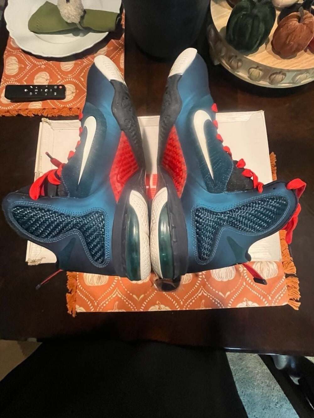 Nike LeBron 9 Swingman Basketball Sneakers Green Abyss Obsidian White 469764-300